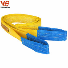 5 ton Grade A polyester made construction safety lifting belt sling